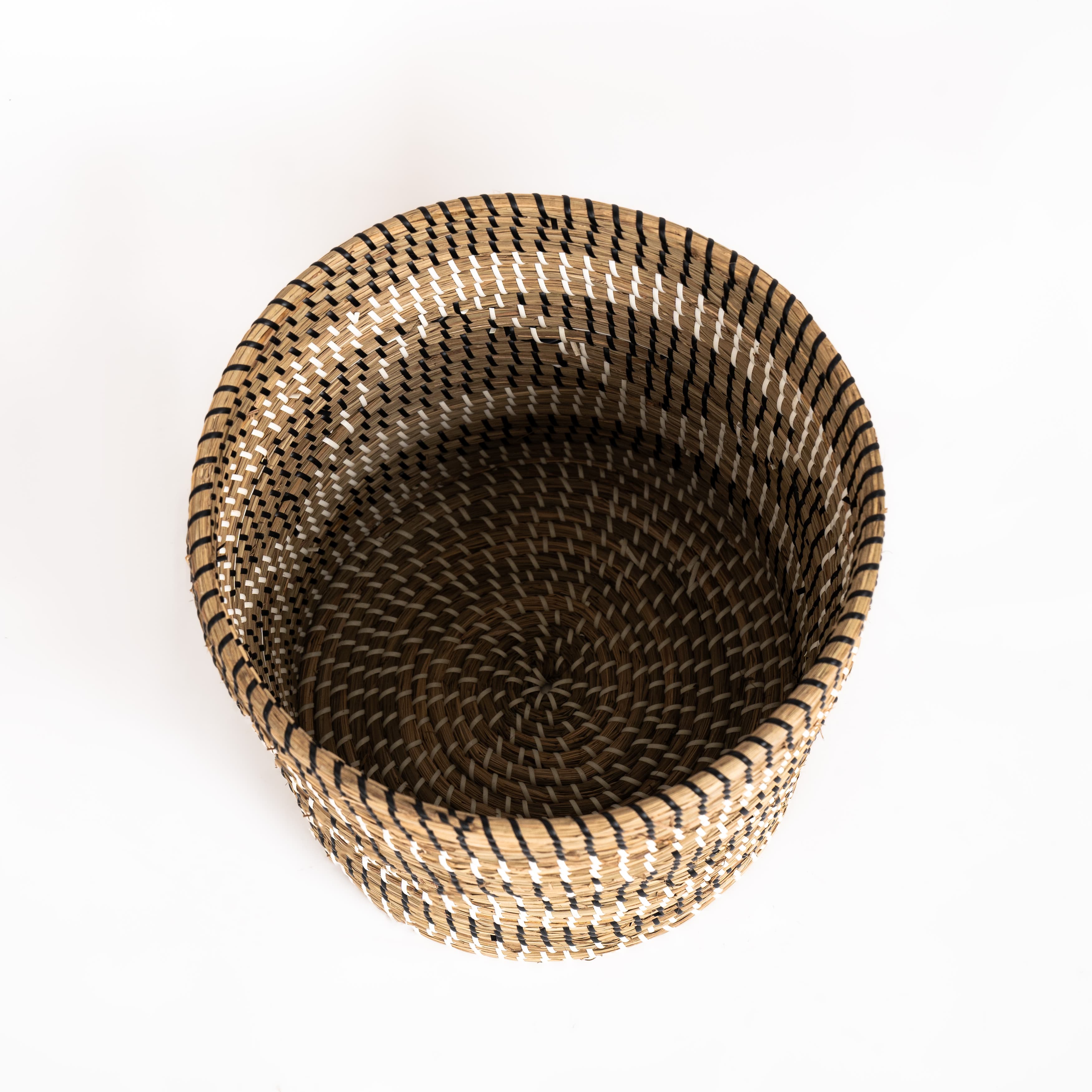 Product Seagrass Round Basket – Open Top Image 3