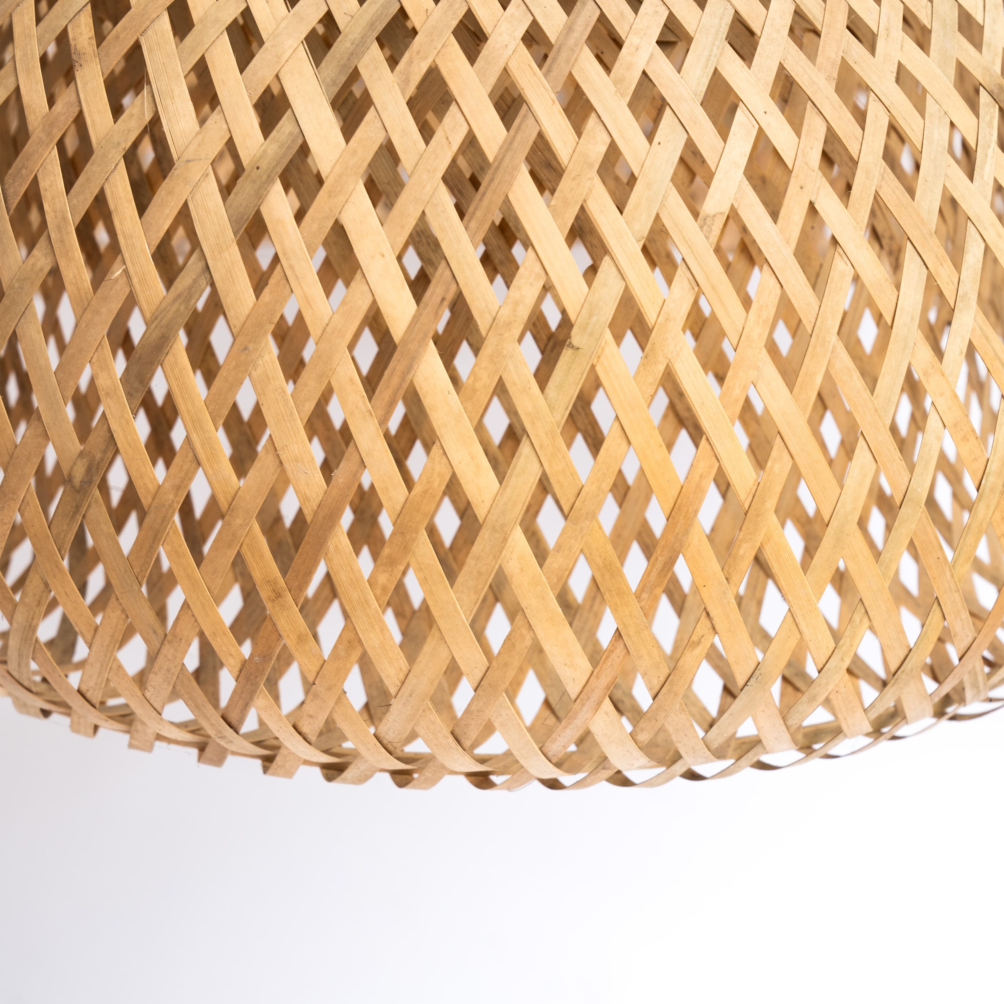 Product Bamboo Pendant Lampshade – Dome Weave Image 4