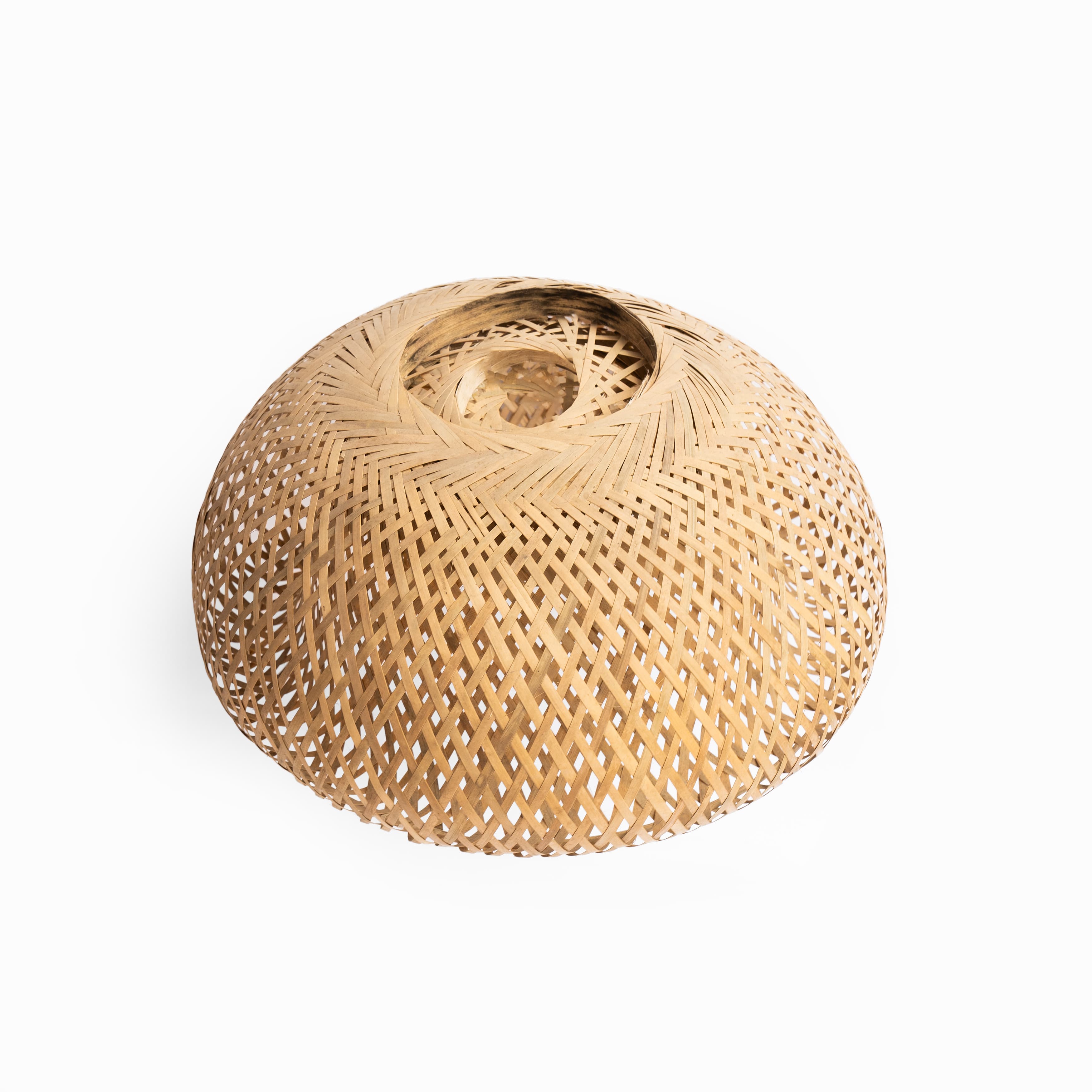 Product Bamboo Pendant Lampshade – Dome Weave Image 2