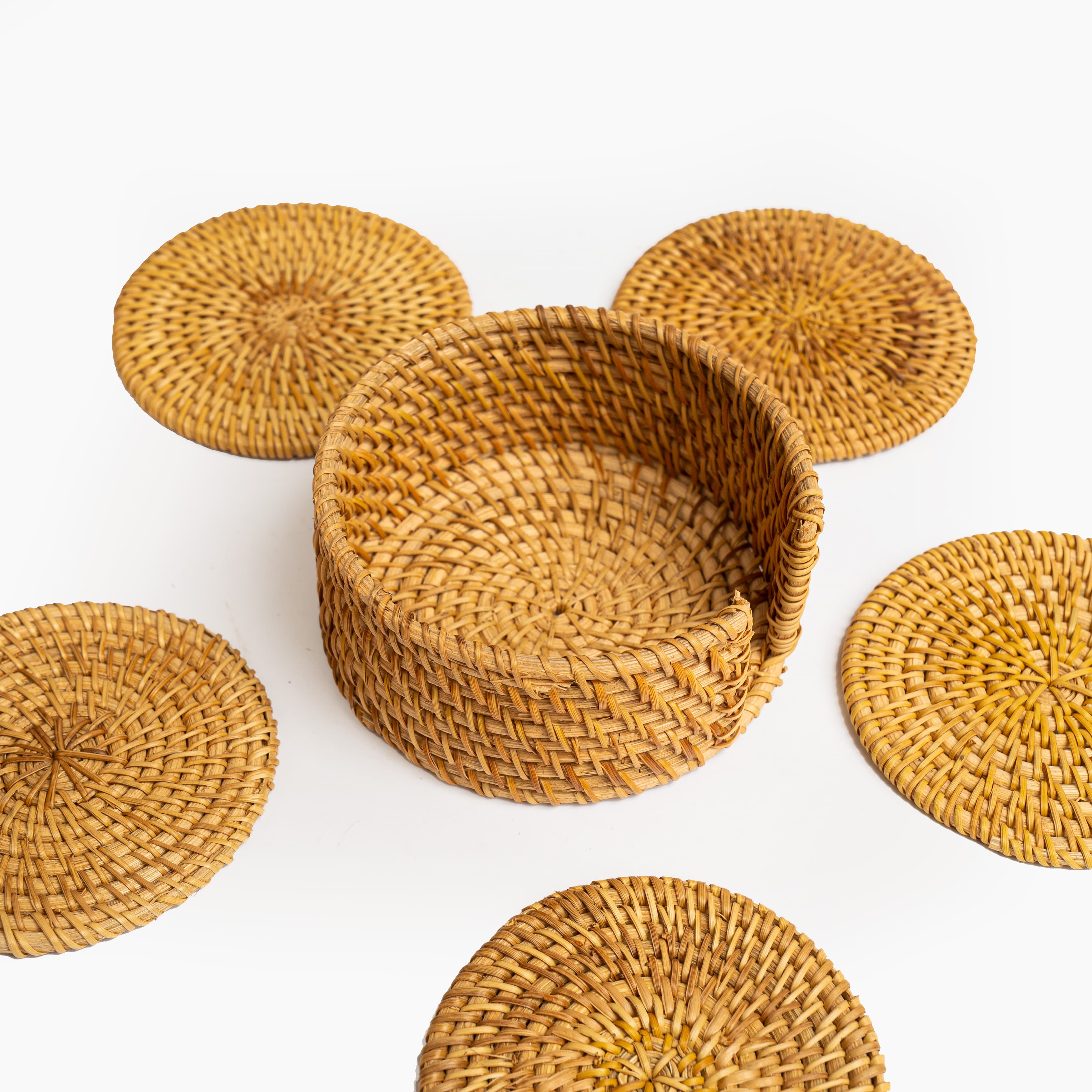 Product Traditional Handwoven Coaster Set Image 2