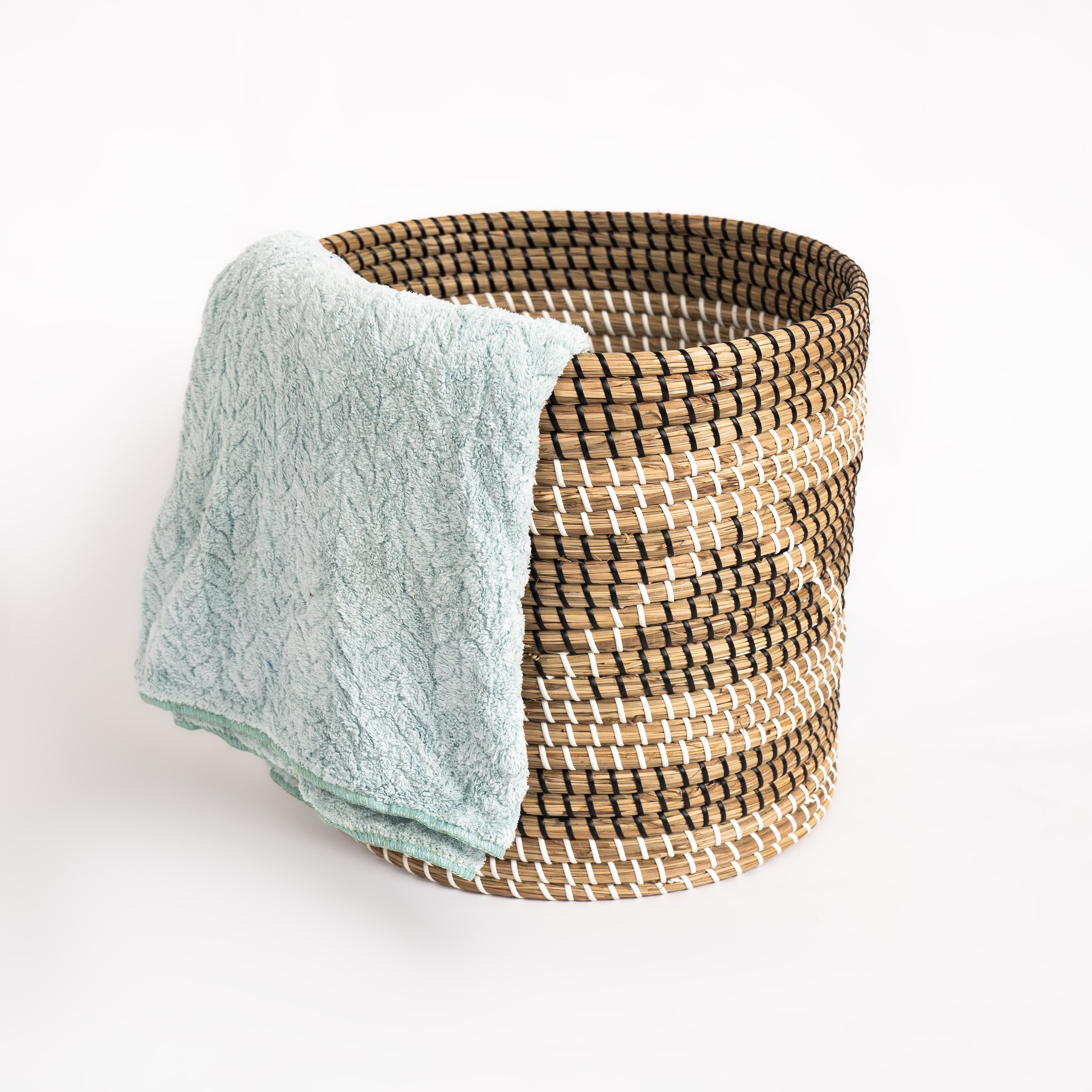 Product Seagrass Round Basket – Open Top Image 2