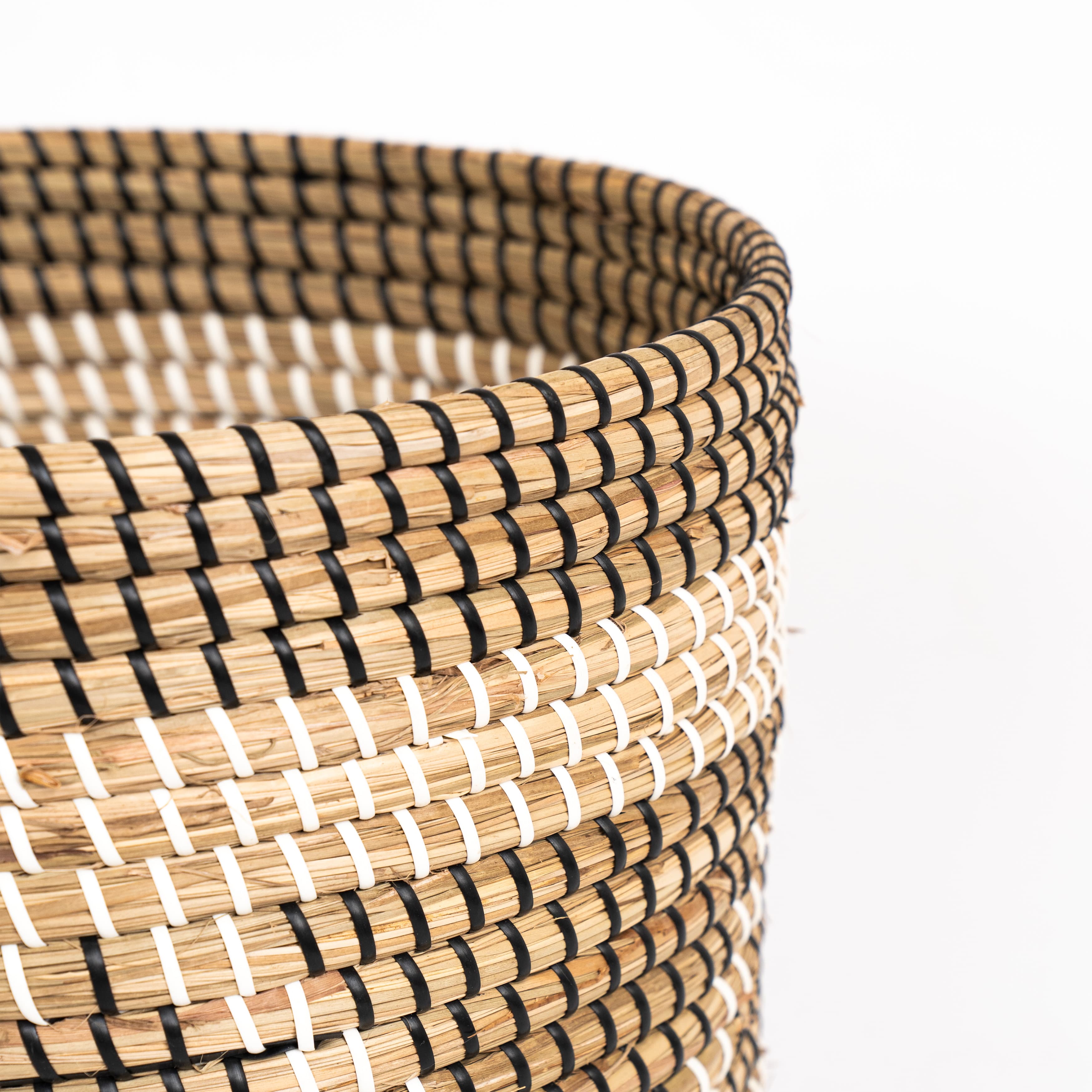 Product Seagrass Round Basket – Open Top Image 4